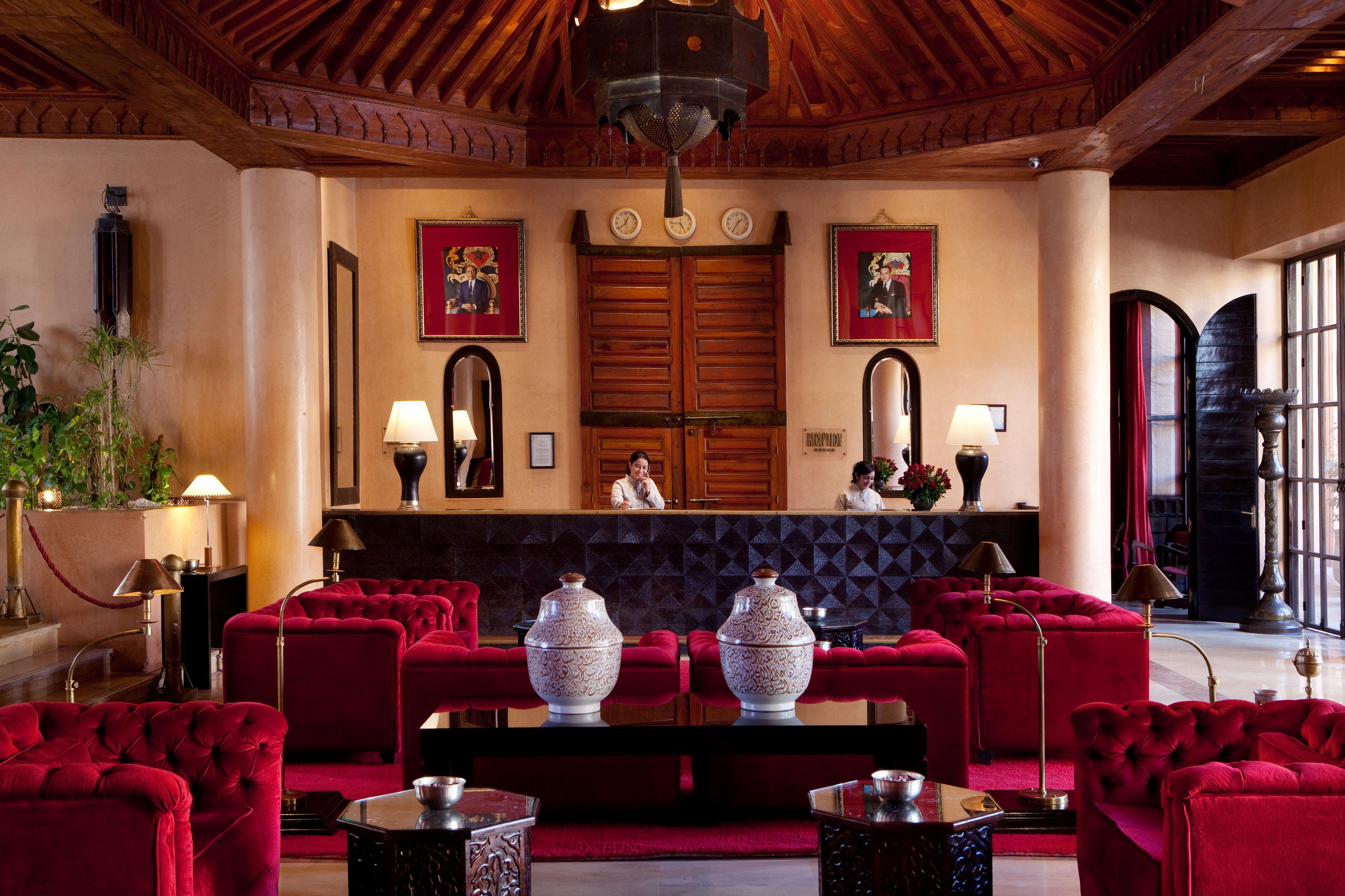Les Jardins De La Koutoubia Hotel Marrakesh Luaran gambar The lobby of the Mandarin Oriental, Marrakech